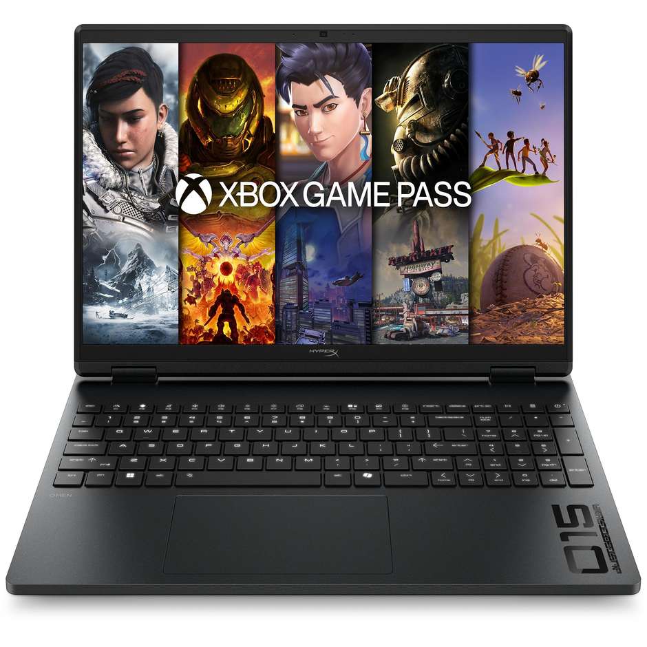 HP HyperX OMEN 15 15-gb0026nlx Ryzen 7 RTX 5060 Nero