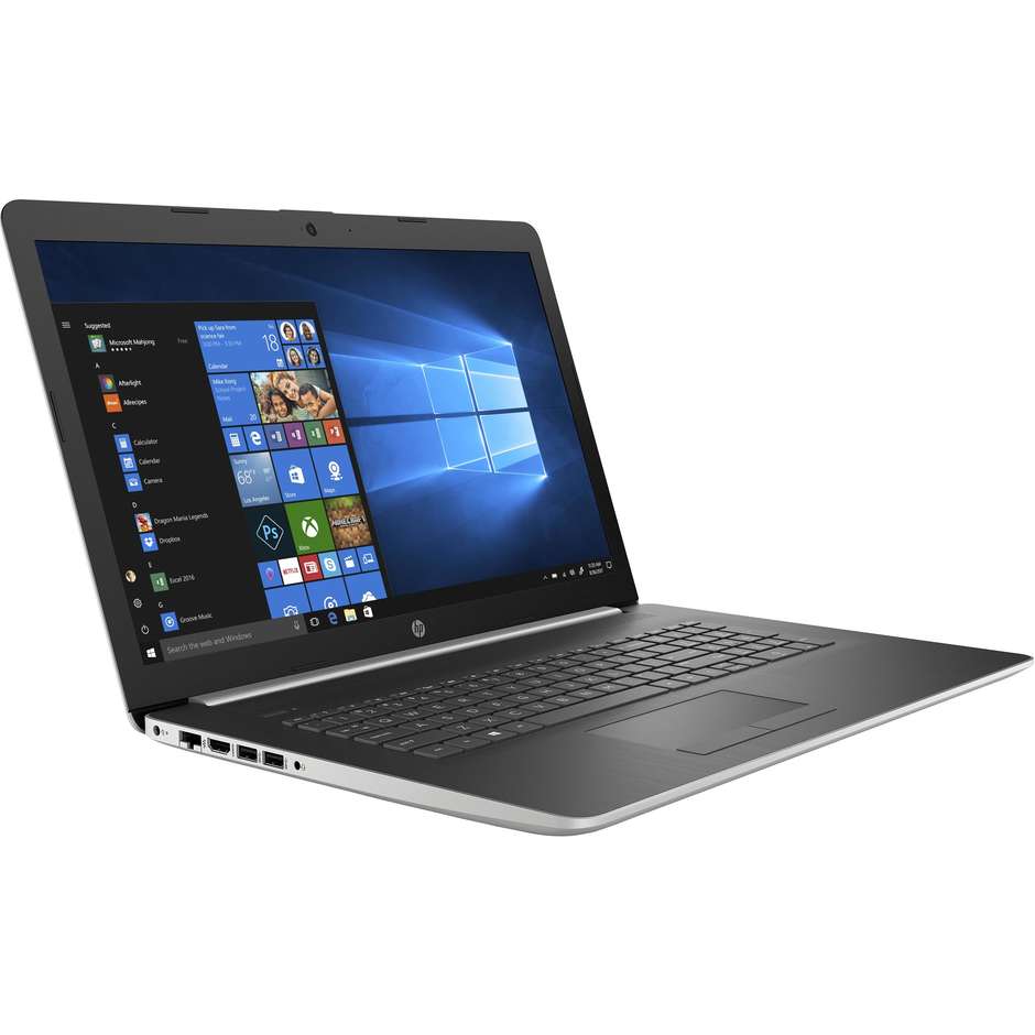 HP Laptop 17-by2007nl Notebook 17,3'' Core i7-10 Ram 16 Gb SSD 1256 Gb Windows 10 Home colore grigio