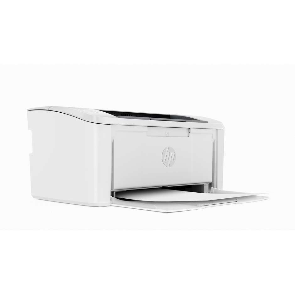 HP LaserJet M110w (7MD66F) Stampante Laser Monocromatica Ultracompatta A4 20 ppm Wi-Fi con Auto-Reset Bluetooth HP+ Bianco