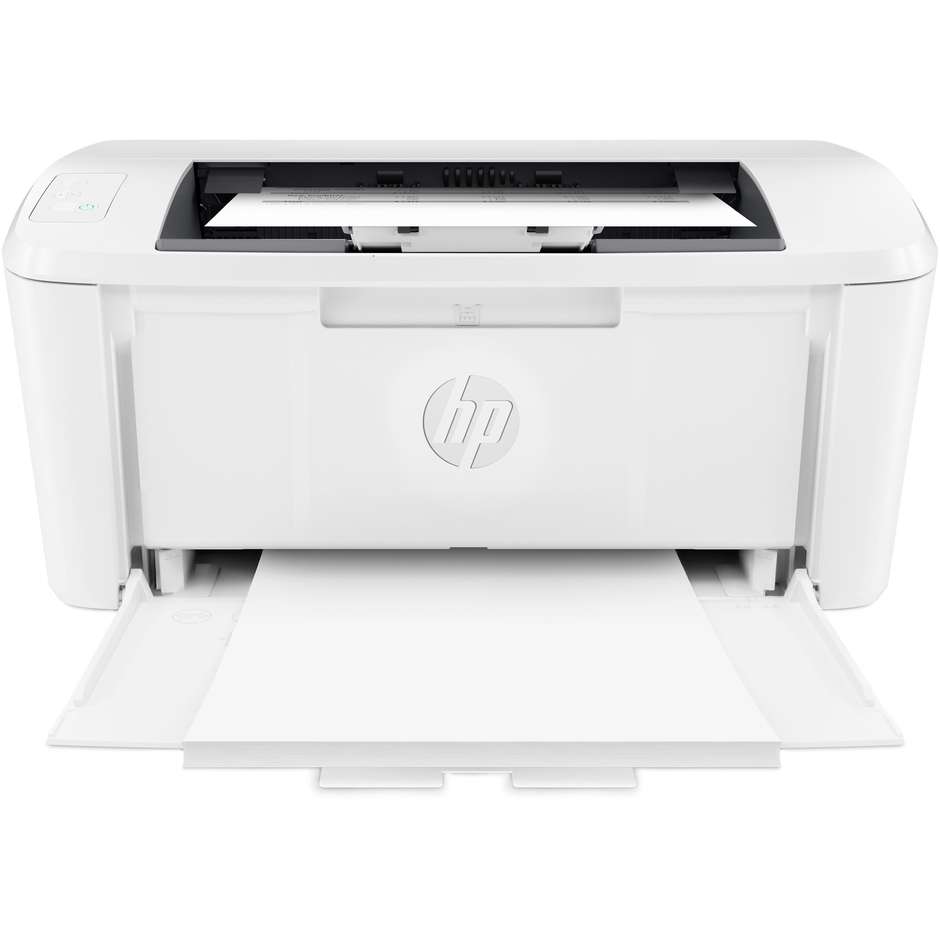 HP LaserJet M110w (7MD66F) Stampante Laser Monocromatica Ultracompatta A4 20 ppm Wi-Fi con Auto-Reset Bluetooth HP+ Bianco