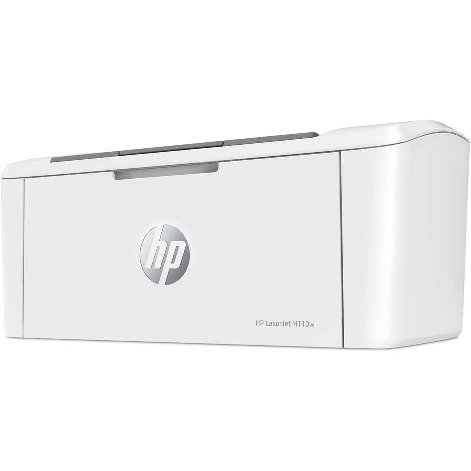 HP LaserJet M110w Stampante Laser Monocromatica Compatta A4 Wi-Fi Bluetooth Bianco (7MD66F)