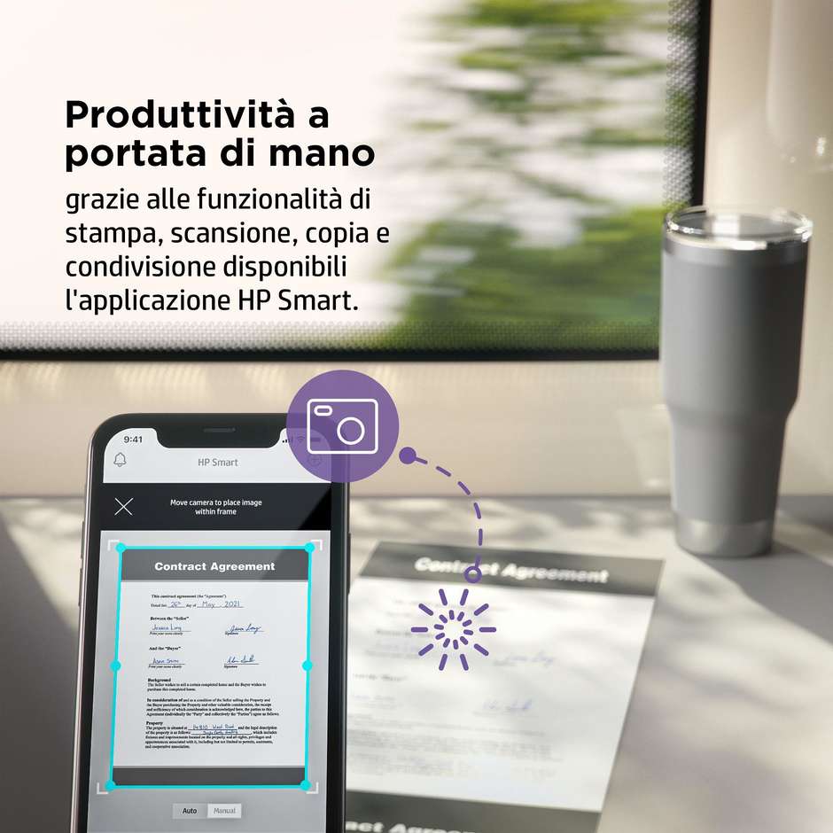HP LaserJet M140w multifunzione laser A4 monocromatica con Wi-Fi