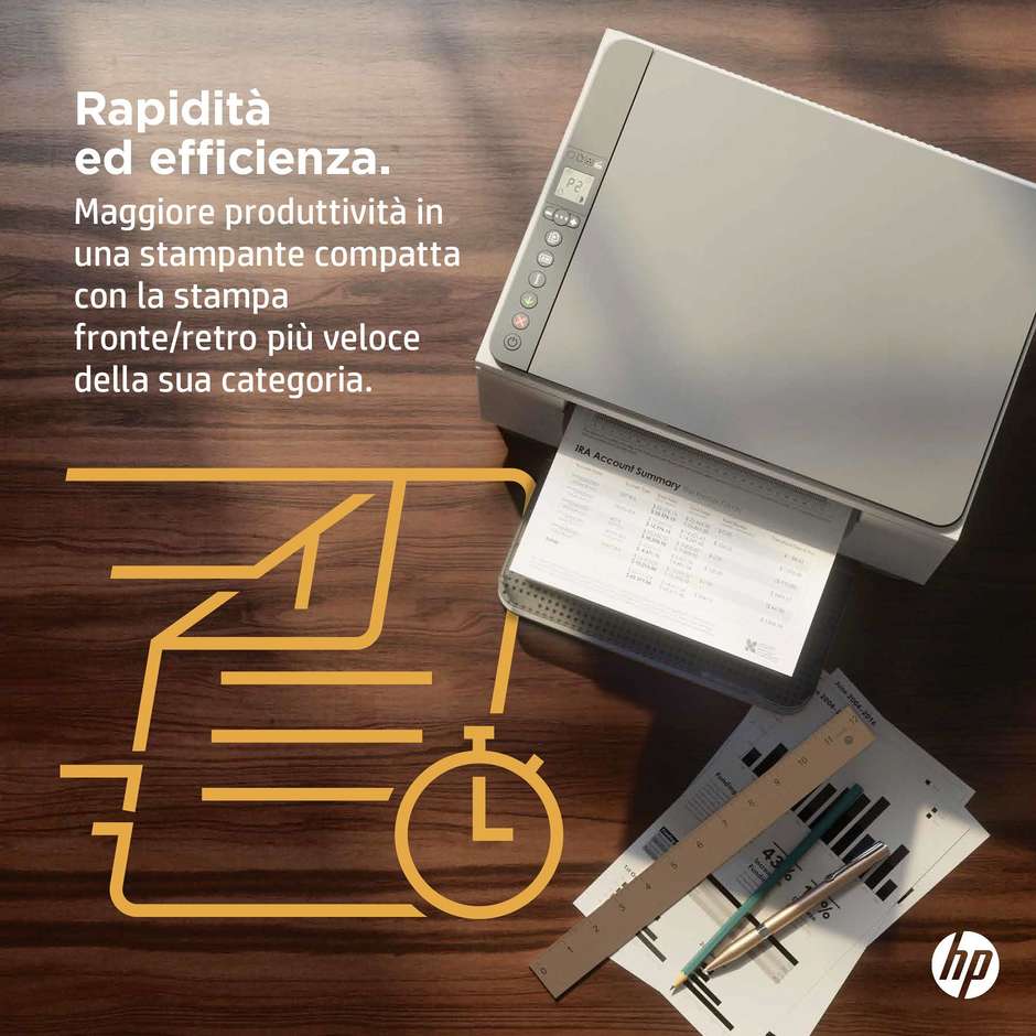 HP LaserJet M234DW Stampante multifunzione 3in1 A4 Wi-Fi Colore Grigio