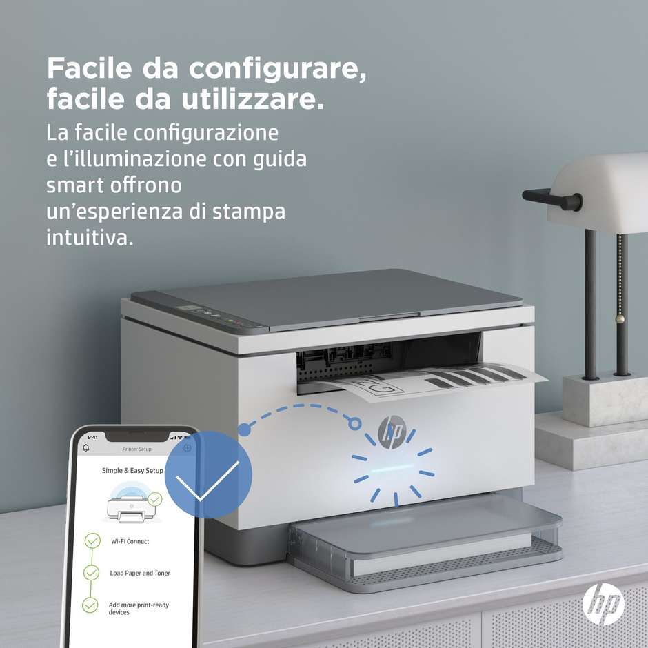 HP LaserJet M234DW Stampante multifunzione 3in1 A4 Wi-Fi Colore Grigio