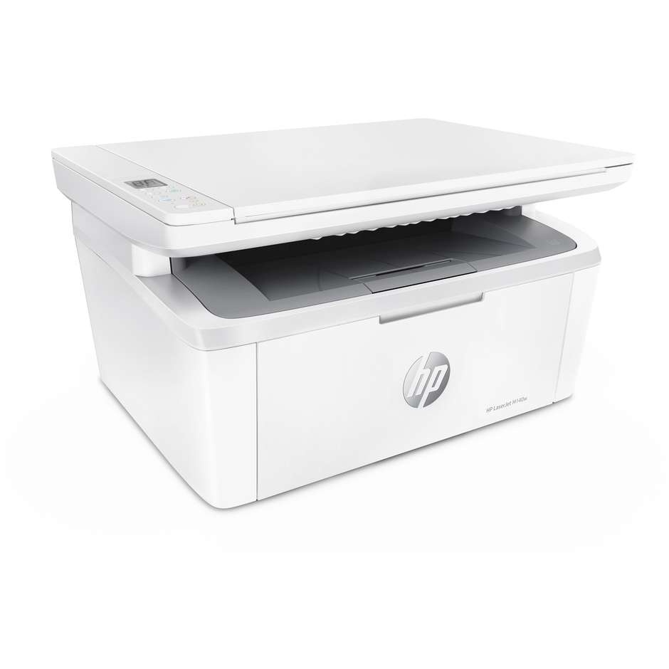 HP LaserJet MFP M140w Stampante Multifunzione 3-in-1 Laser Monocromatico Wi-Fi Bluetooth Compatta Bianco