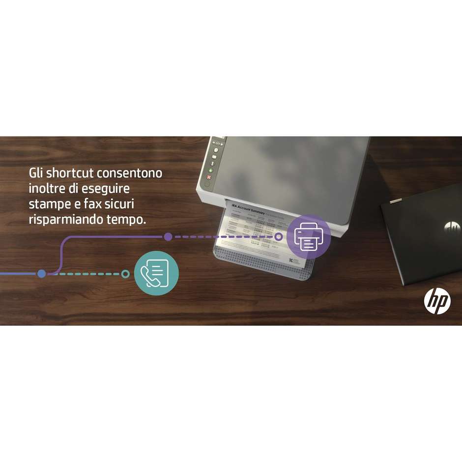 HP LaserJet MFP M234dw Stampante Multifunzione Laser Monocromatica 3-in-1 Fronte/Retro Wi-Fi Ethernet 29 ppm 6GW99F