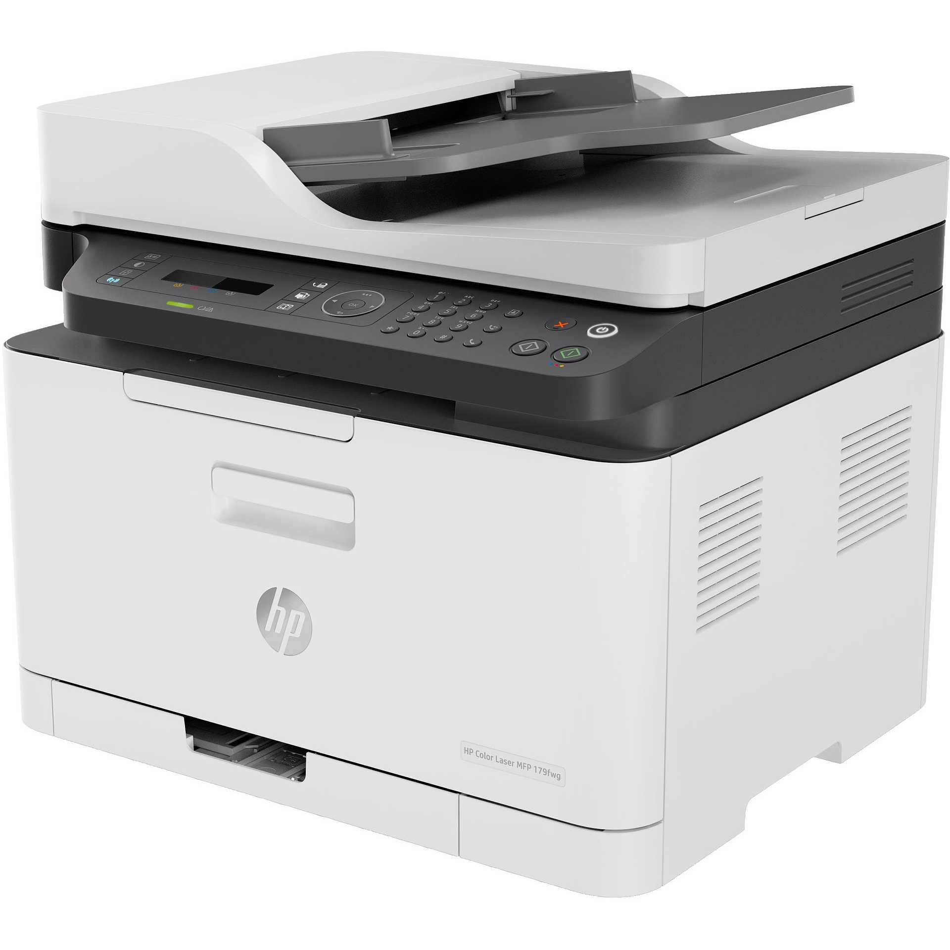 HP MFP 179fnw Color Stampante laser 4in1 Wifi colore bianco e grigio - Stampanti e scanner multifunzioni Laser - ClickForShop