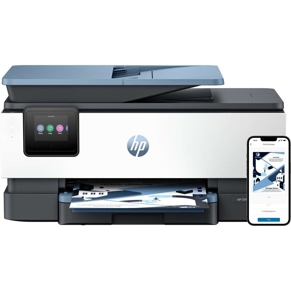 HP OfficeJet Pro 8125e multifunzione A4 a colori, Wi-Fi, Ethernet, duplex e ADF