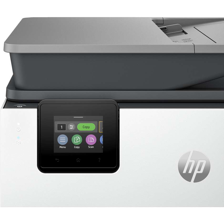 HP OfficeJet Pro 9120e (403X8B) Stampante Multifunzione Aziendale 4-in-1 A4 Touchscreen 6.86cm ADF 35 Fogli Fronte/Retro Automatico Totale Wi-Fi Dual Band Ethernet Fax HP+ Bianco/Nero