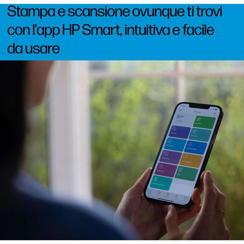 HP OfficeJet Pro Stampante Multifunzione A4 Wi-Fi Colore Nero