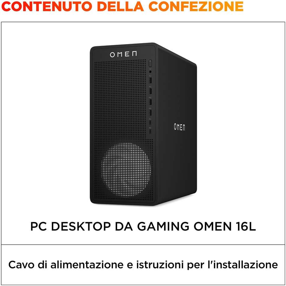 HP OMEN 16L TG03-0056nl Gaming PC Ryzen 7 8700F 16GB 512GB Nero