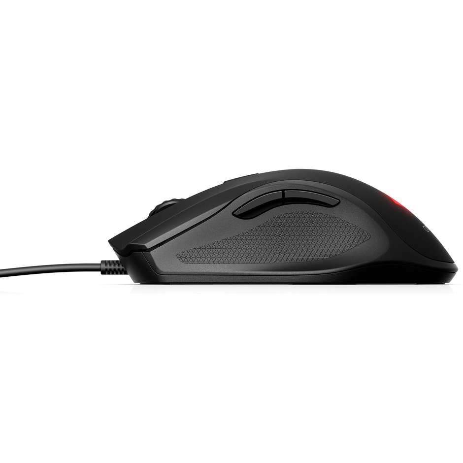 HP OMEN Vector Essential Mouse Gaming RGB con Sensore Ottico OMEN Radar 3 fino a 7200 DPI e 6 Pulsanti Programmabili - Nero (8BC52AA)