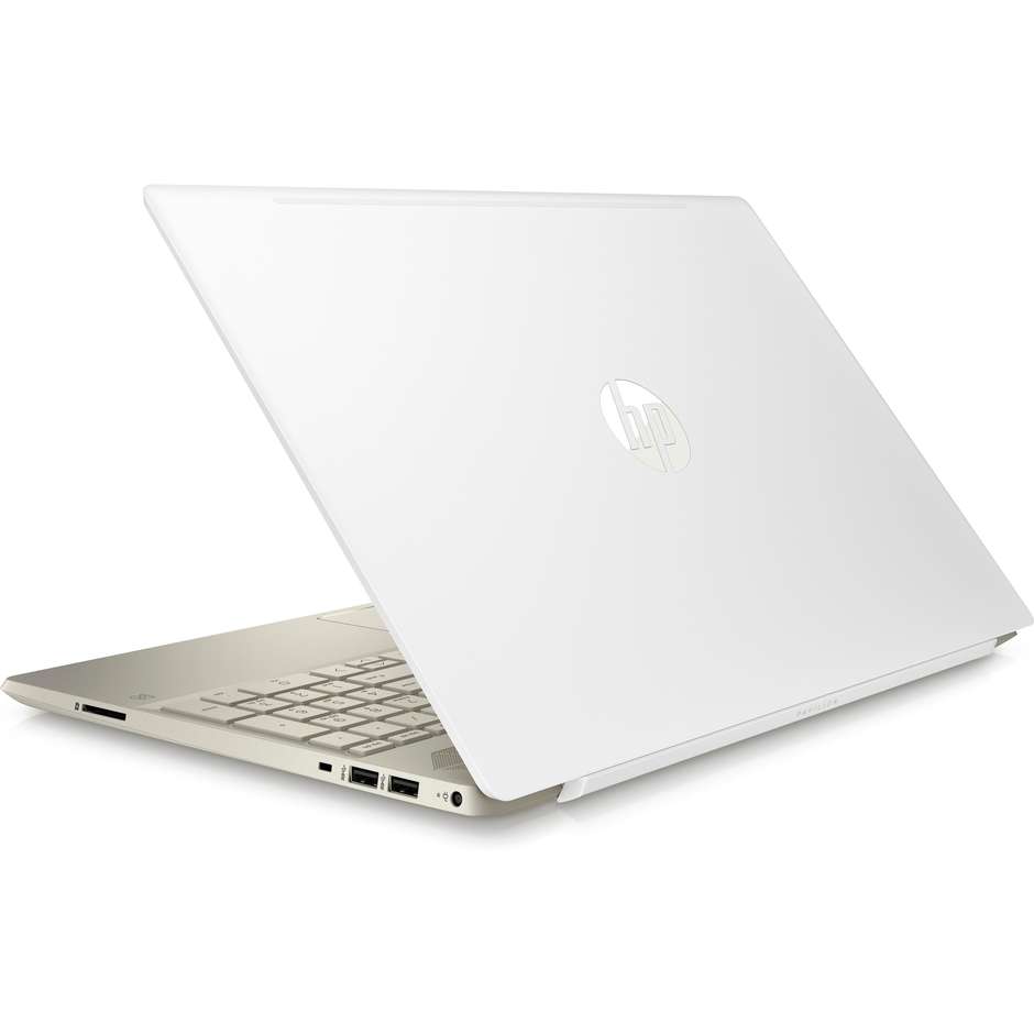 HP Pavilion 15-cw0010nl Notebook 15.6" Full HD AMD Ryzen 5 Ram 8GB Hard Disk SSD 256GB Windows 10 Home Colore Oro/ Bianco
