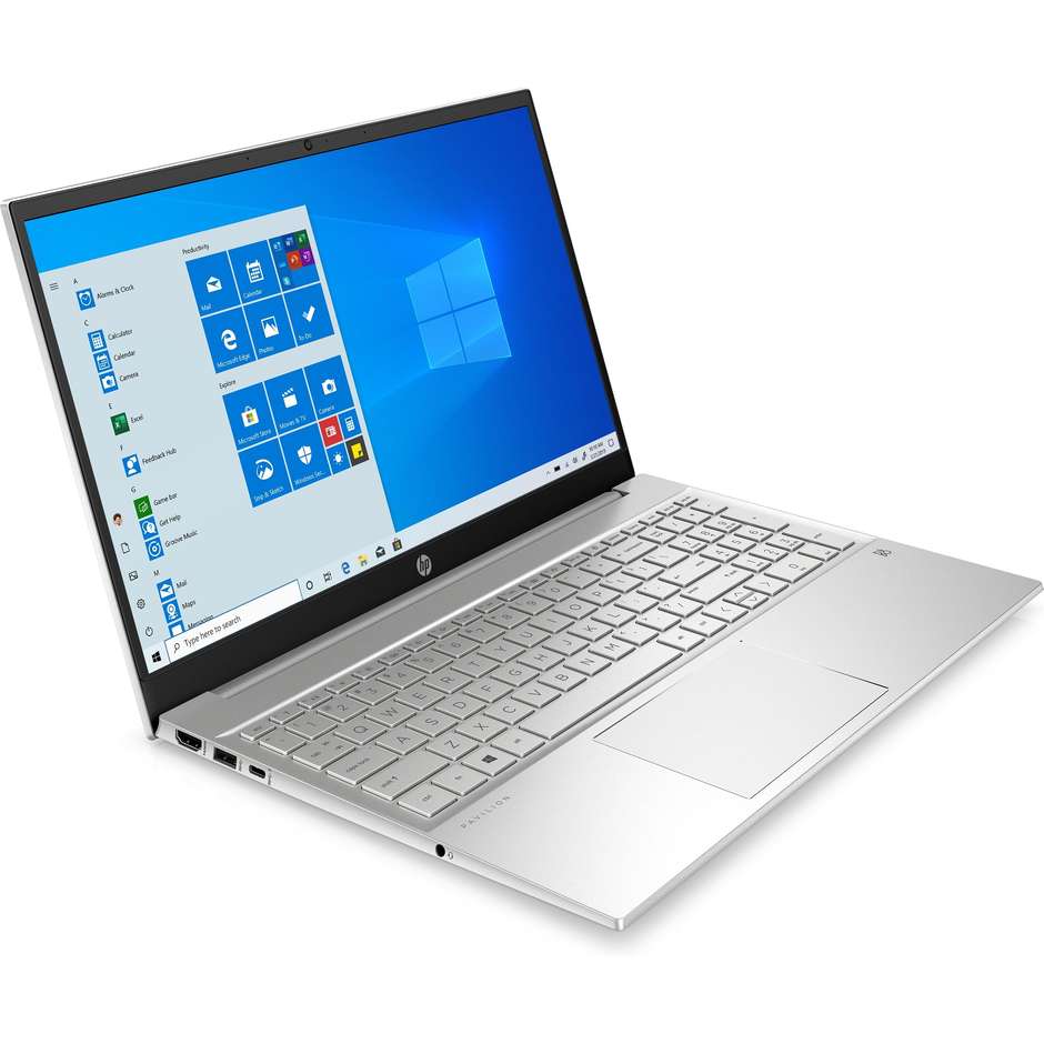HP Pavilion 15-eg0044nl Notebook 15,6" Full HD Intel Core i5-11 Ram 8 Gb SSD 512 Gb Windows 11 Home colore argento