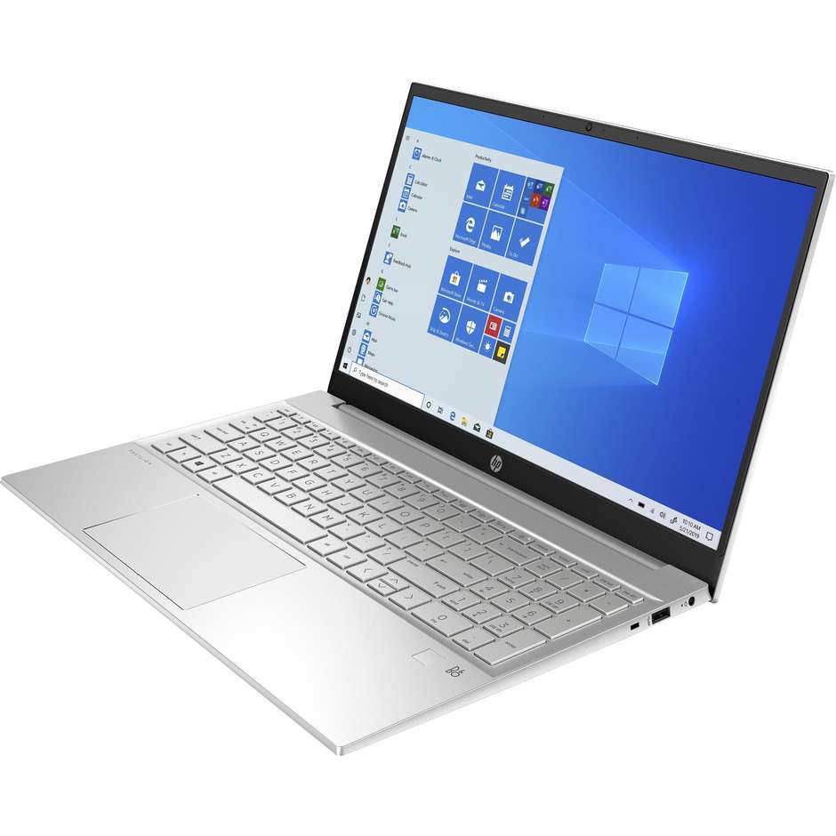 HP Pavilion 15-eg1004nl Notebook 15.6" Full HD Intel Core i5 8 Gb Ram 512 Gb SSD Windows 11 Home Colore Argento
