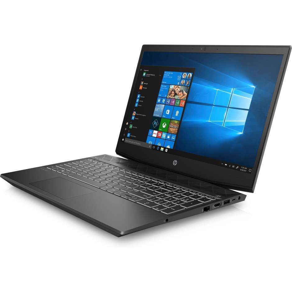 HP Pavilion Gaming 15-cx0012nl Notebook 15.6" Windows 10 Home Intel Core i7 Ram 16GB Hard Disk 1256GB HDD+SSD Colore Nero