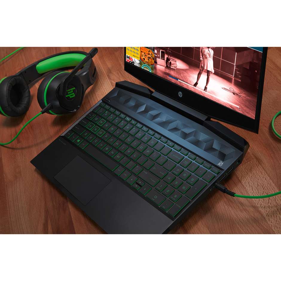 HP Pavilion Gaming 15-dk0009nl Notebook 15.6" Intel Core i7-9750H Ram 16 GB HDD 1000 GB + SSD 256 GB Windows 10 Home