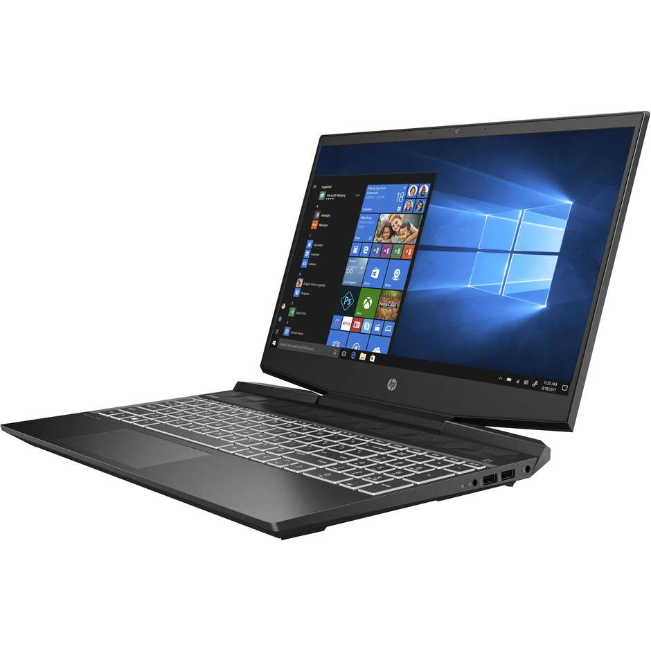 HP Pavilion Gaming 15-dk0063nl Notebook 15,6'' Core i5-9 Ram 8 Gb SSD 512 Gb Windows 10 Home colore nero