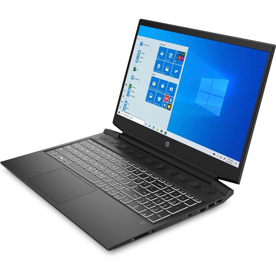 HP Pavilion Gaming 16-a0041nl Notebook 16,1'' Full HD Intel Core i5-10 Ram 16 Gb SSD 512 Gb Windows 10 Home colore nero