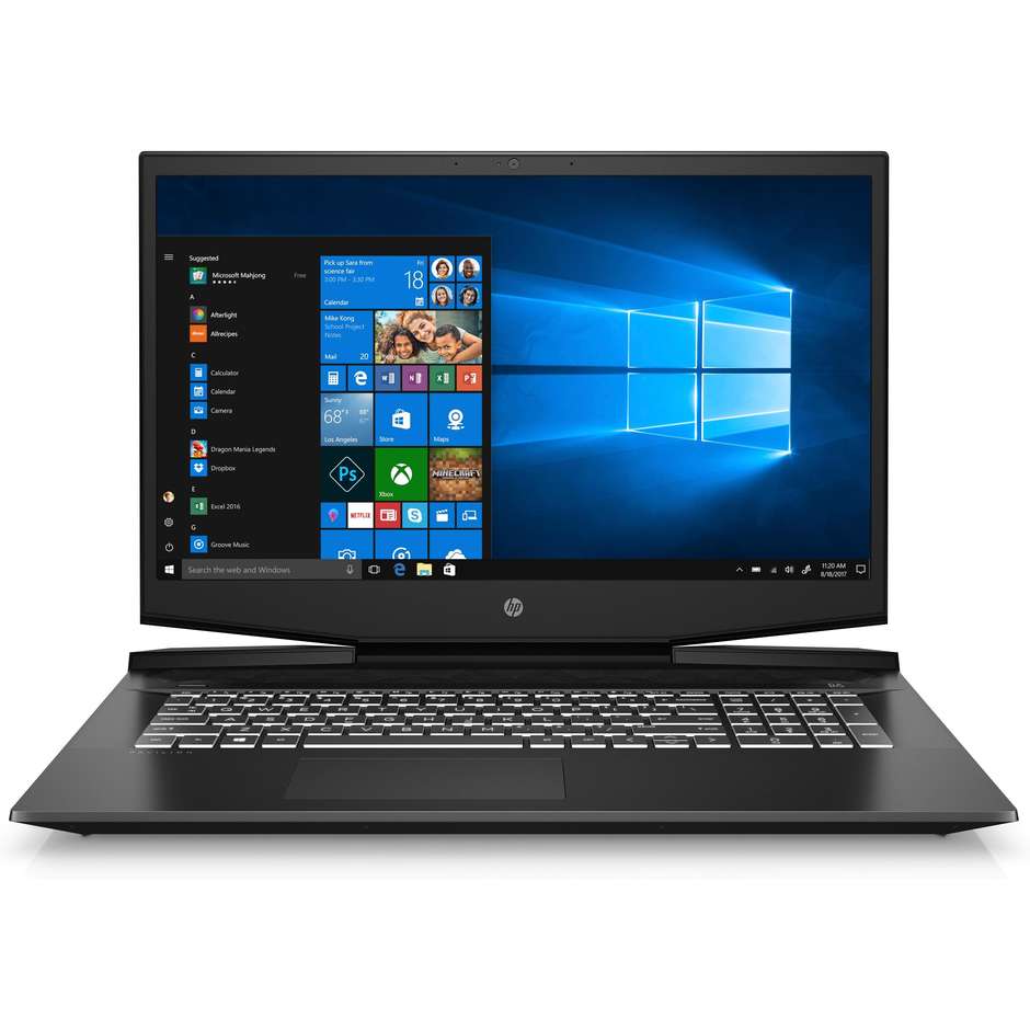 HP Pavilion Gaming 17-cd0013nl Intel Core i7-9750H Ram 16 GB SSD 256 GB Windows 10
