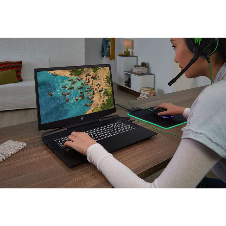 HP Pavilion Gaming 17-cd0013nl Intel Core i7-9750H Ram 16 GB SSD 256 GB Windows 10