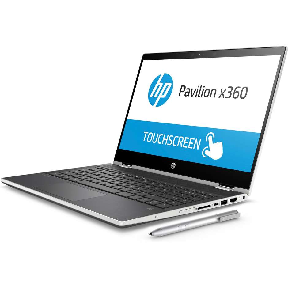 HP Pavilion x360 14-CD0099NL Notebook 14" 2in1 Intel Pentium 4415U Ram 8 GB SSD 128 GB Windows 10 Home