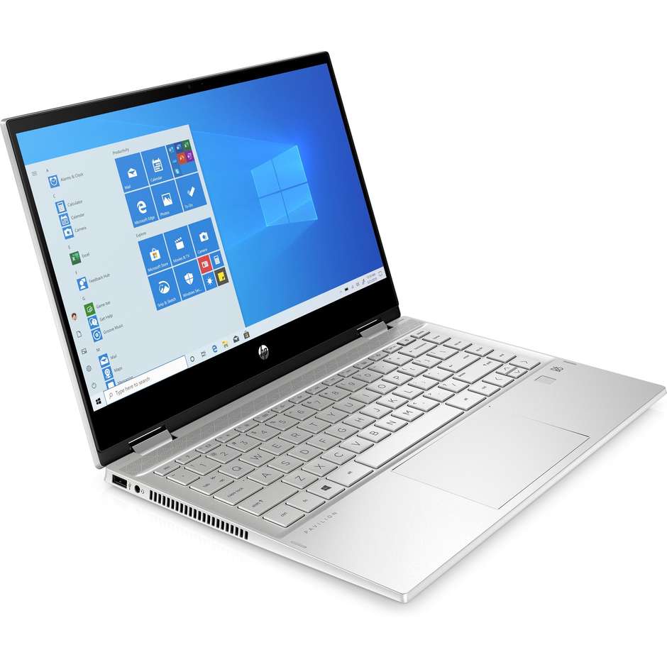 HP Pavilion x360 14-dw1012nl Notebook 2in1 14" FHD Intel Pentium Gold 7505 Ram 8 GB SSD 256 GB Windows 10 Home