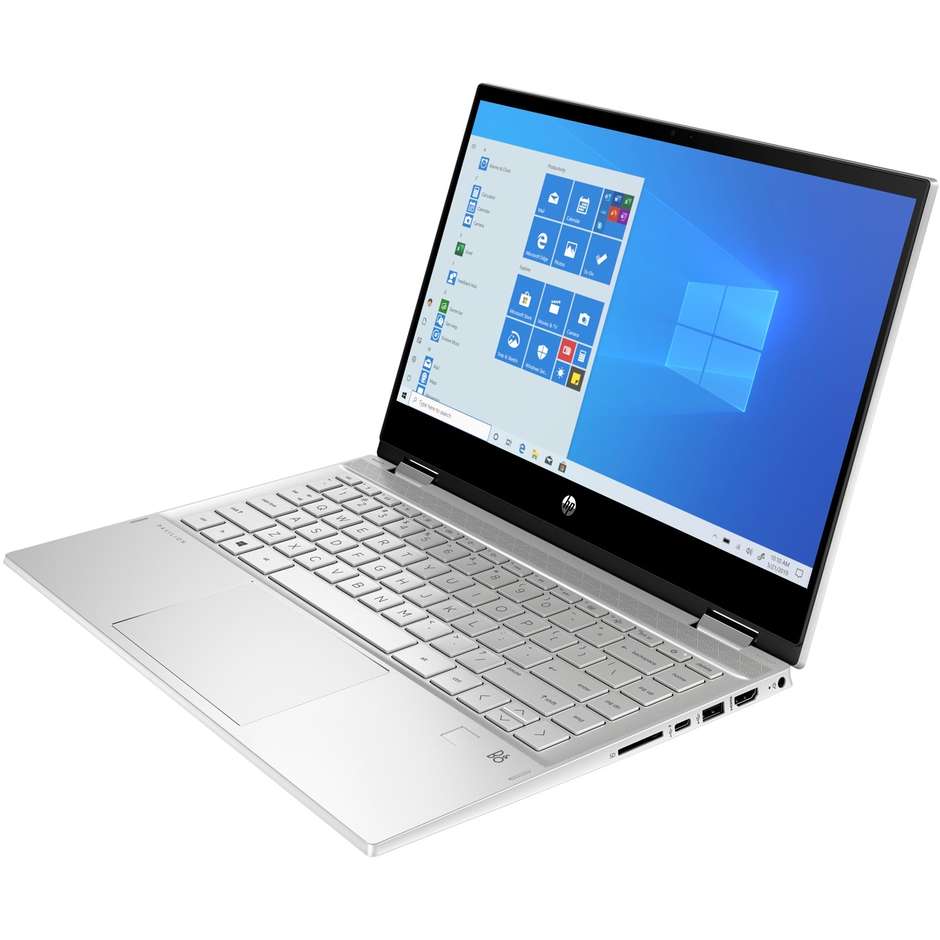 HP Pavilion x360 14-dw1016nl Notebook 2in1 14" FHD Intel Core i3-1115G4 Ram 8 GB SSD 256 GB Windows 10 Home