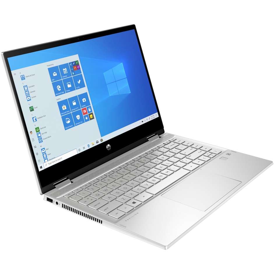 HP Pavilion x360 14-dw1016nl Notebook 2in1 14" FHD Intel Core i3-1115G4 Ram 8 GB SSD 256 GB Windows 10 Home