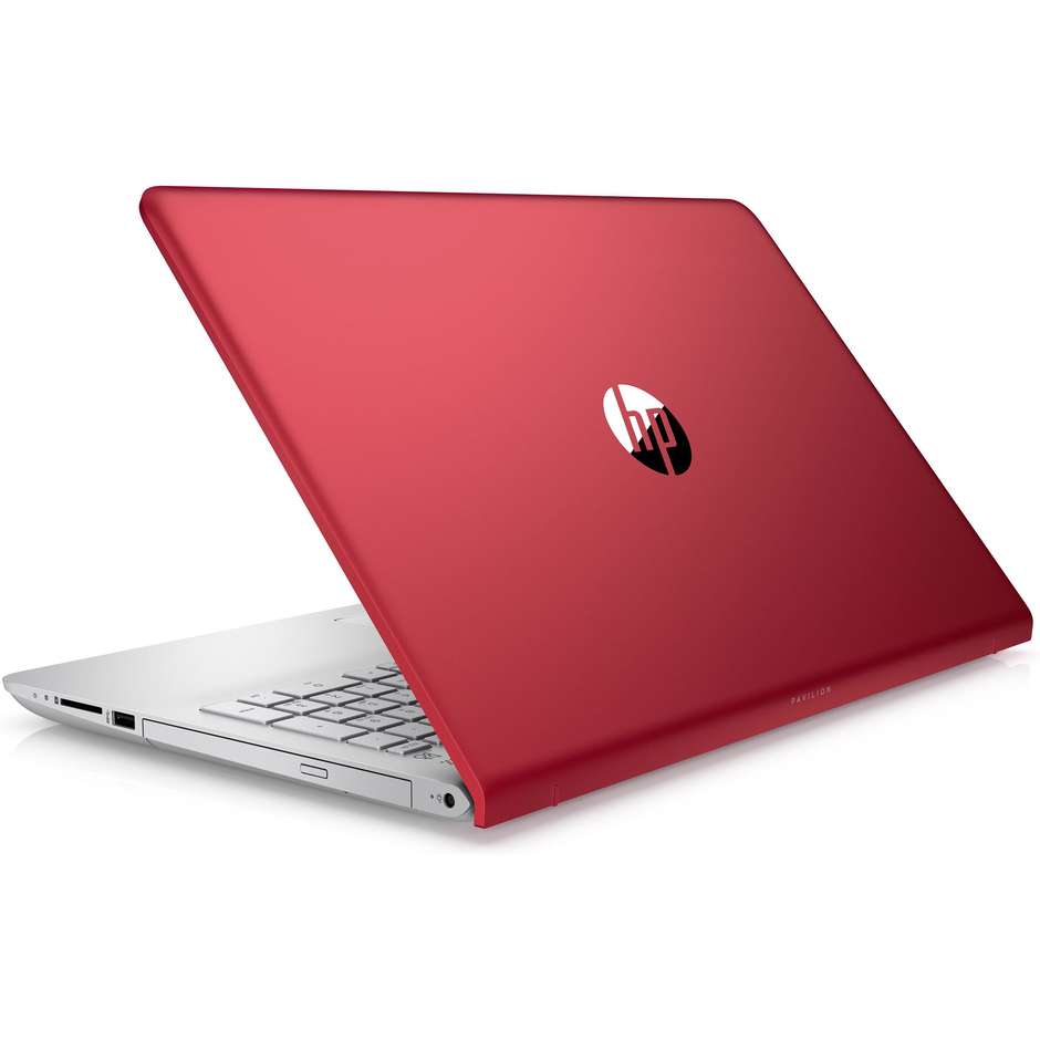 HP Pavillon 15-CD001NL Notebook 15,6" AMD A12-9720P Ram 8GB HDD 1TB Windows 10 Home colore Rosso,Argento