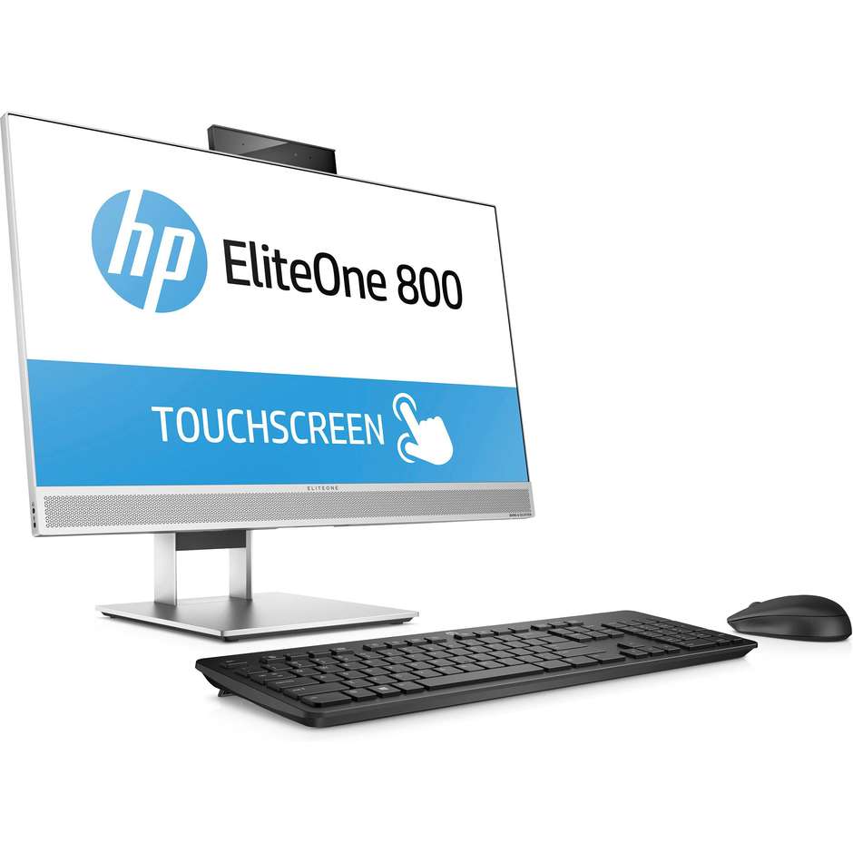 HP PC All-in-One EliteOne 800 G3 Core i7 8gb 256GB SSD windows 10 Pro Schermo FullHD Touch da 23,8"