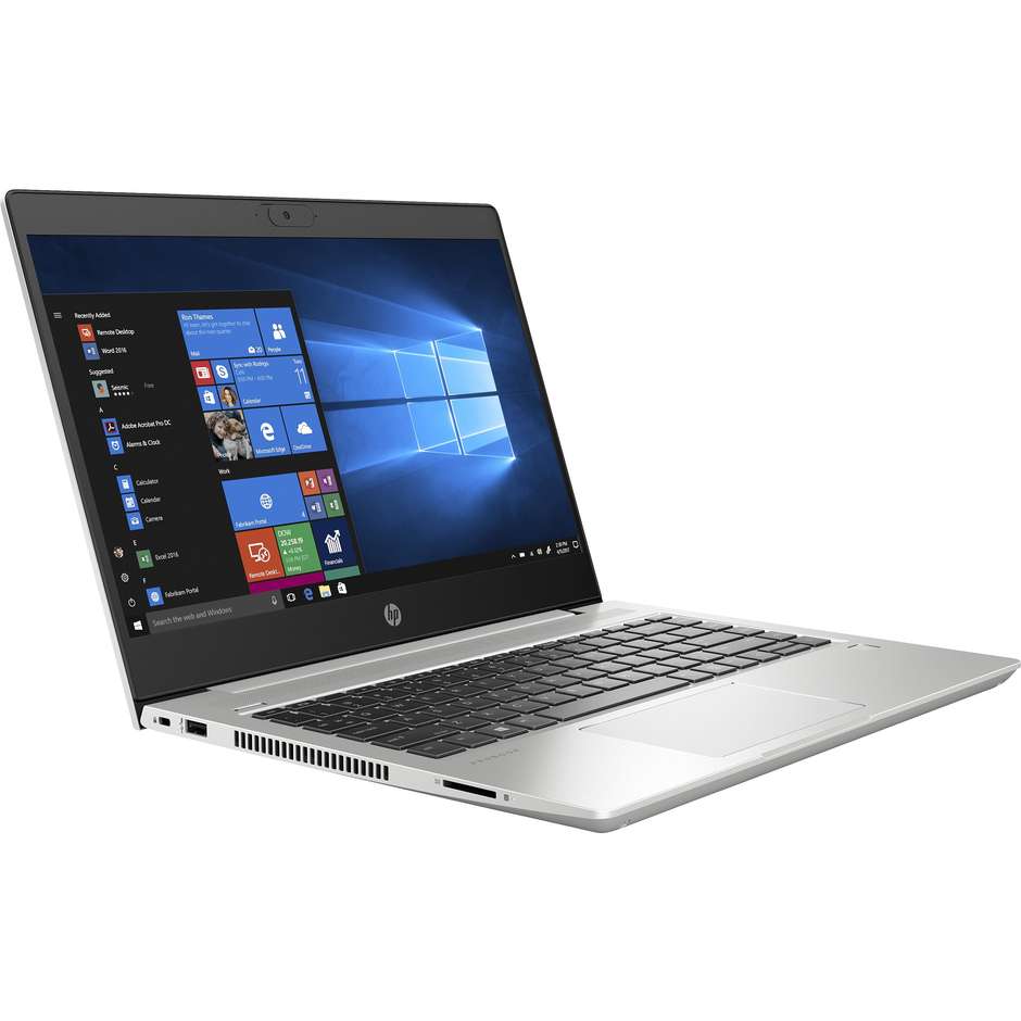 HP Probook 445 G7 Notebook 14'' FHD AMD Rayzen 5 Ram 8 Gb SSD 256 Gb Windows 10 Pro colore silver