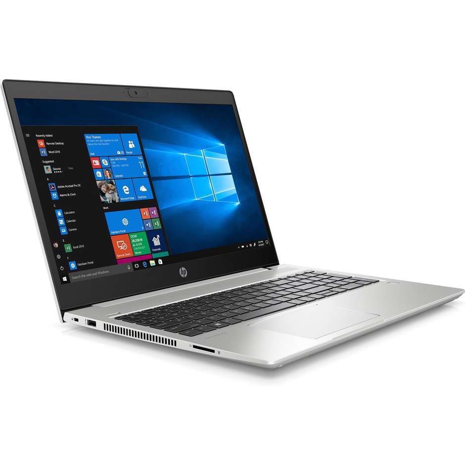 HP Probook 445 G7 Notebook 15,6'' FHD AMD Rayzen 5 Ram 16 Gb SSD 512 Gb Windows 10 Pro colore silver