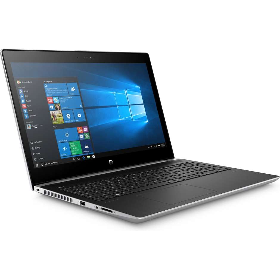 HP ProBook 450 G5 Notebook 15,6" Intel Core i3 Ram 8 GB HDD 1 TB Windows 10 Home colore Argento
