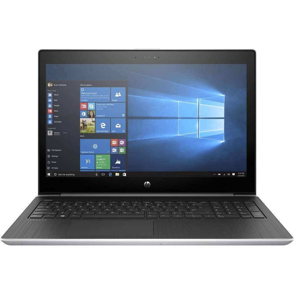 HP ProBook 450 G5 Notebook 15,6" Intel Core i5 Ram 16 GB SSD 512 GB Windows 10 Home colore Argento