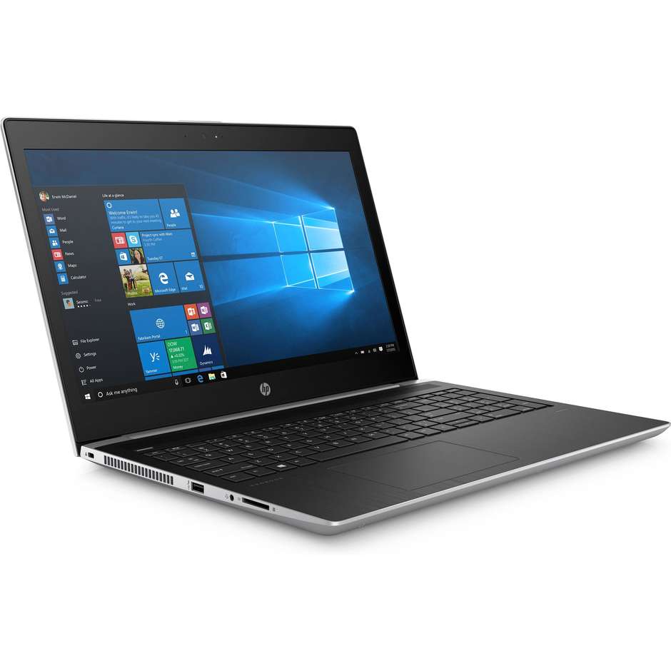 HP ProBook 450 G5 Notebook 15,6" Intel Core i7-8550U Ram 16 GB SSD 512 GB colore Nero,Argento