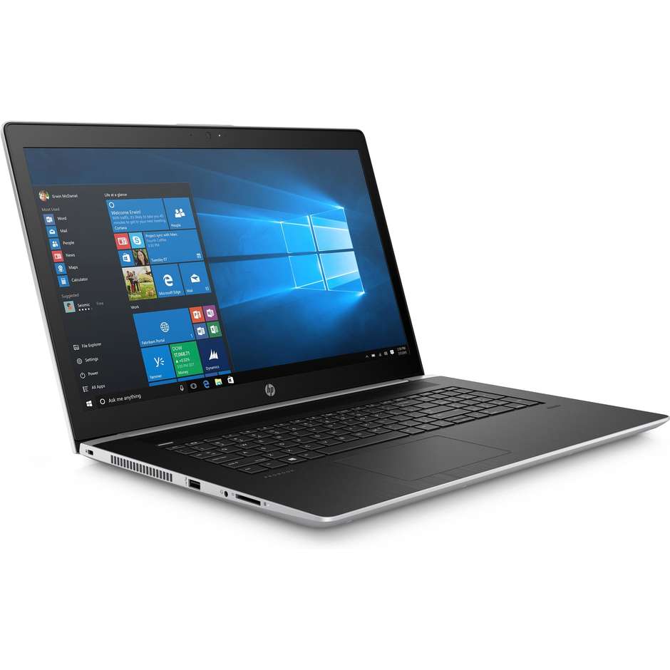 HP ProBook 470 G5 Notebook 17.3" Intel Core i7-7500U Ram 8 GB SSD 256 GB Windows 10 Pro