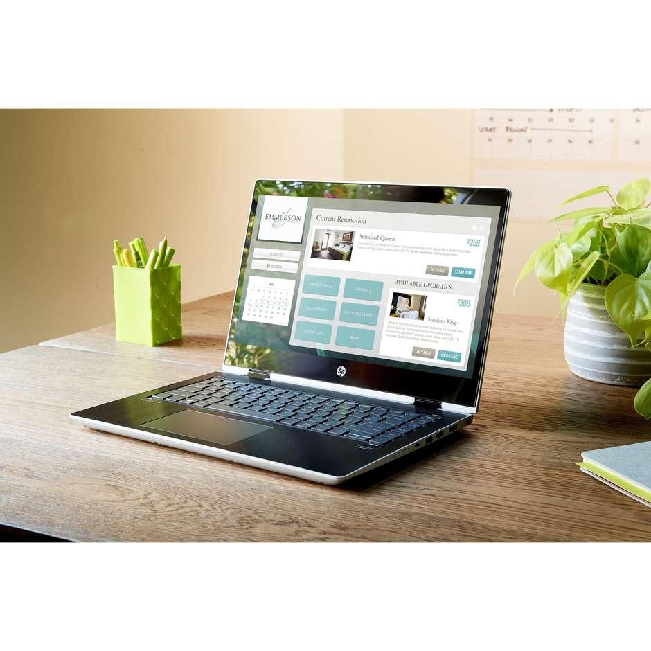 HP ProBook x360 440 G1 Notebook 2in1 14" Intel Core i5-7200U Ram 8 GB SSD 256 GB Windows 10 Professional