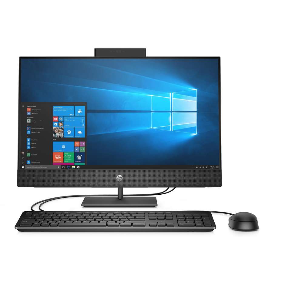 HP ProOne 440 G5 PC All-In-One 23,8'' FHD Core i7-9 Ram 16 Gb SSD 512 Gb Windows 10 Pro colore nero