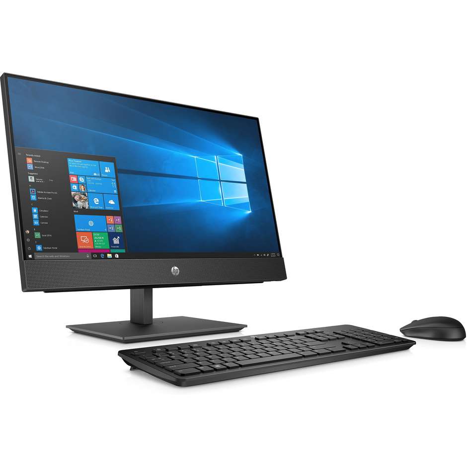 HP ProOne 440 G5 PC All-In-One 23,8'' FHD Core i7-9 Ram 16 Gb SSD 512 Gb Windows 10 Pro colore nero