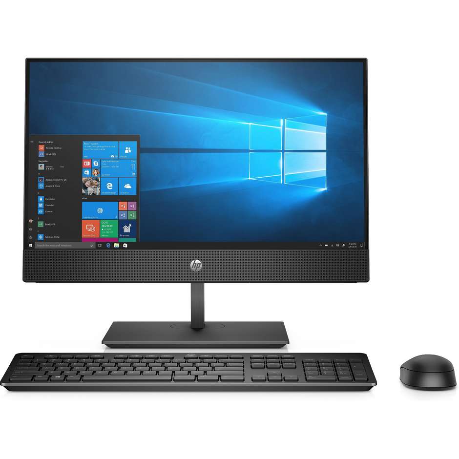 HP ProOne 600 G4 PC All In One Monitor 21,5" Touchscreen Intel Core i5 Ram 8 GB HDD 1 TB Windows 10 Pro