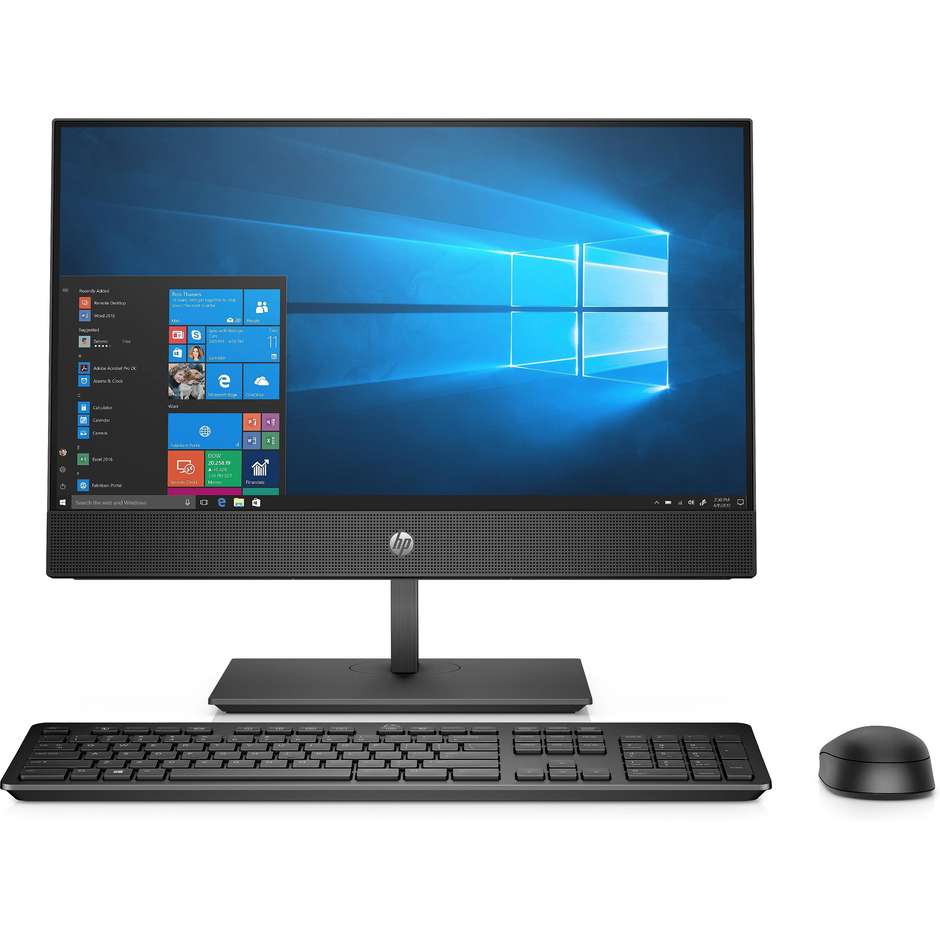 HP ProOne 600 G4 PC All In One Monitor 21,5" Touchscreen Intel Core i5 Ram 8 GB SSD 256 GB Windows 10 Pro