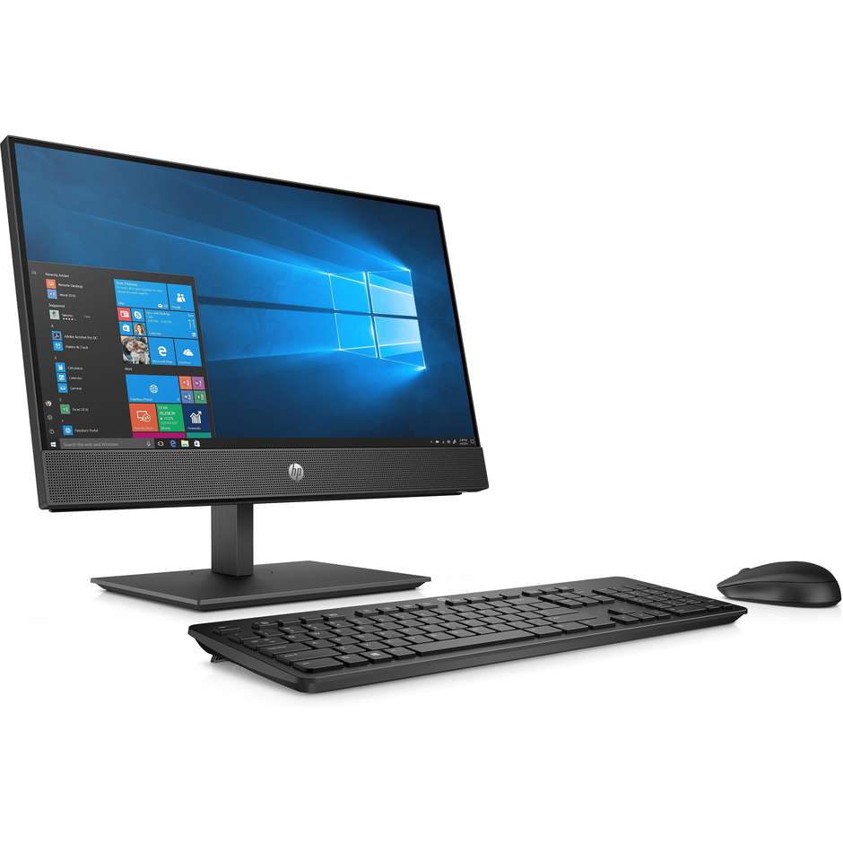 HP ProOne 600 G4 PC All In One Monitor 21,5" Touchscreen Intel Core i5 Ram 8 GB SSD 256 GB Windows 10 Pro