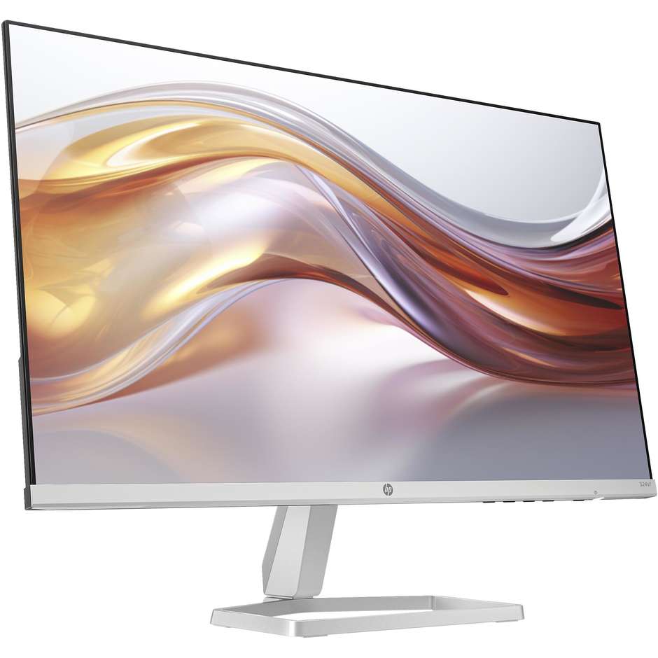 HP Serie 5 524sf (94C17AA) Monitor Ultrasottile 23.8" IPS Full HD 100Hz 300cd Bianco e Argento