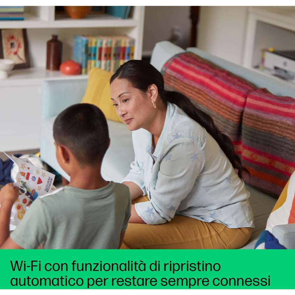 HP Smart Tank 5105 (1F3Y3A) Stampante Multifunzione Inkjet 3-in-1 A4 a Serbatoi Ricaricabili Wi-Fi Auto-Healing Sensori Livello Inchiostro HP Smart Bianco