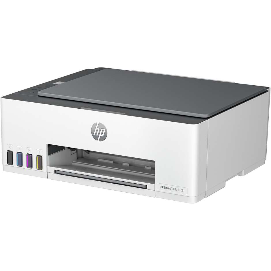 HP Smart Tank 5105 Multifunzione 3-in-1 Inkjet Serbatoi Ricaricabili A4 Wi-Fi USB Bianco (1F3Y3A)