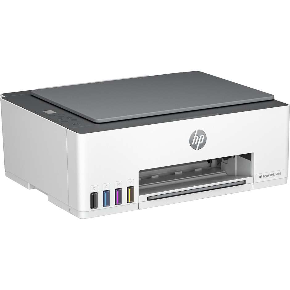 HP Smart Tank 5105 Multifunzione 3-in-1 Inkjet Serbatoi Ricaricabili A4 Wi-Fi USB Bianco (1F3Y3A)