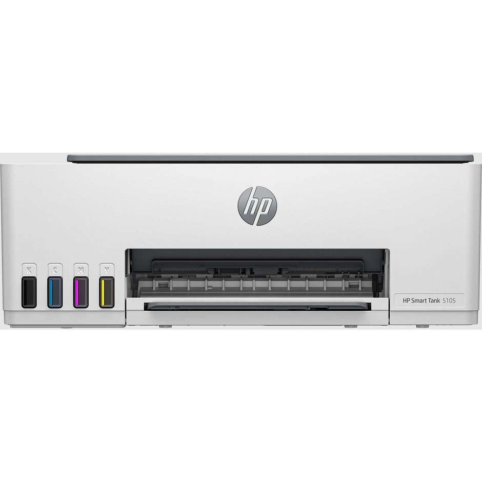 HP Smart Tank 5105 Multifunzione 3-in-1 Inkjet Serbatoi Ricaricabili A4 Wi-Fi USB Bianco (1F3Y3A)