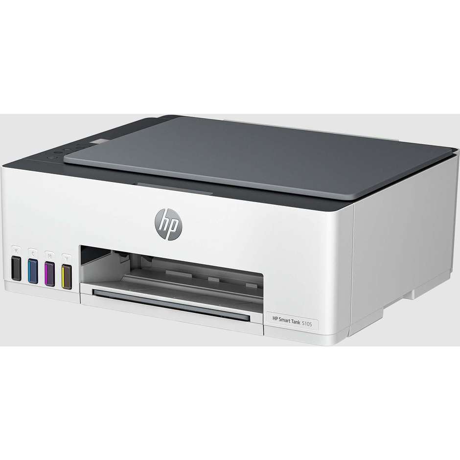 HP Smart Tank 5105 Multifunzione 3-in-1 Inkjet Serbatoi Ricaricabili A4 Wi-Fi USB Bianco (1F3Y3A)