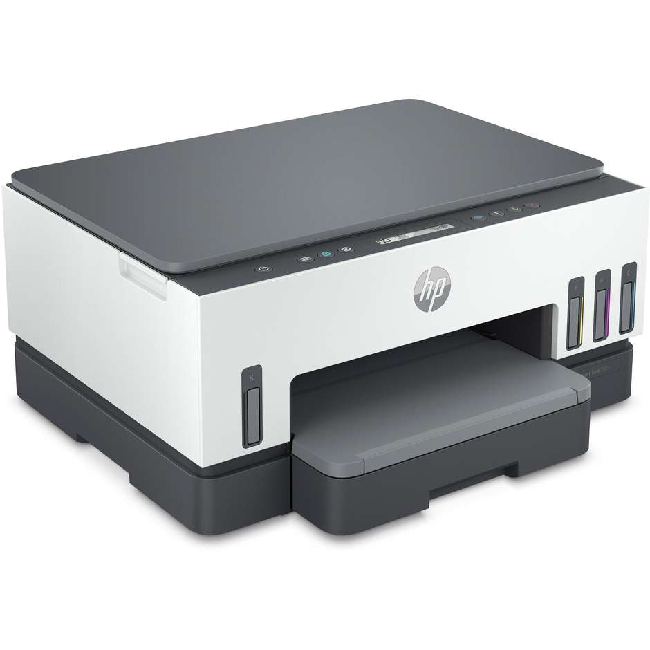 HP Smart Tank 7005 Multifunzione 3-in-1 Inkjet Serbatoi Ricaricabili A4 Fronte/Retro Automatico Wi-Fi Bianco/Grigio